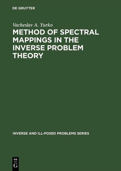 Produktbild: Method of Spectral Mappings in the Inverse Problem Theory
