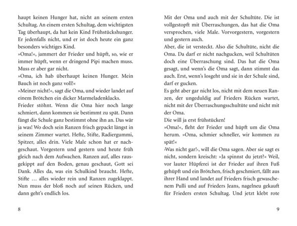 Produktbild: &raquo;Schule!&laquo;, schreit der Frieder, und die Oma, die kommt mit