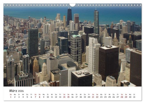 Produktbild: beeindruckendes Chicago (Wandkalender 2026 DIN A3 quer), CALVENDO Monatskalender