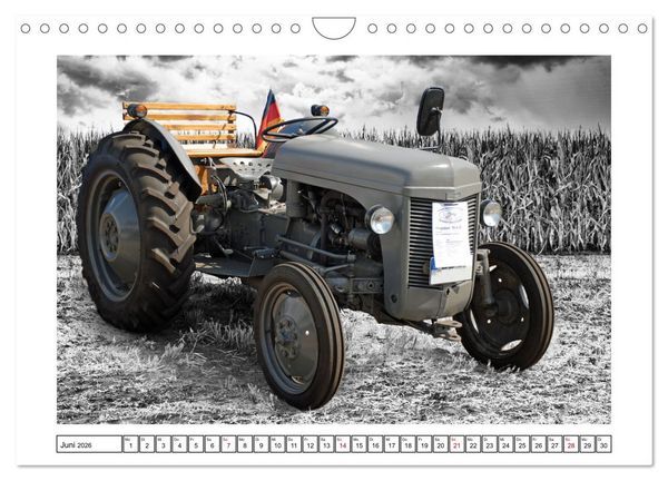 Produktbild: Traktoren - Oldtimer aus dem Ausland (Wandkalender 2026 DIN A4 quer), CALVENDO Monatskalender