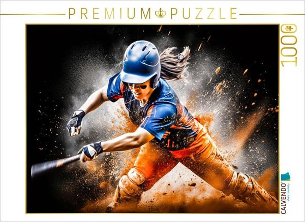 Produktbild: CALVENDO Puzzle Ein Motiv aus dem Kalender Basball und Motivation | 1000 Teile Lege-Gr&ouml;&szlig;e 64x48cm Foto-Puzzle f&uuml;r gl&uuml;ckliche Stunden
