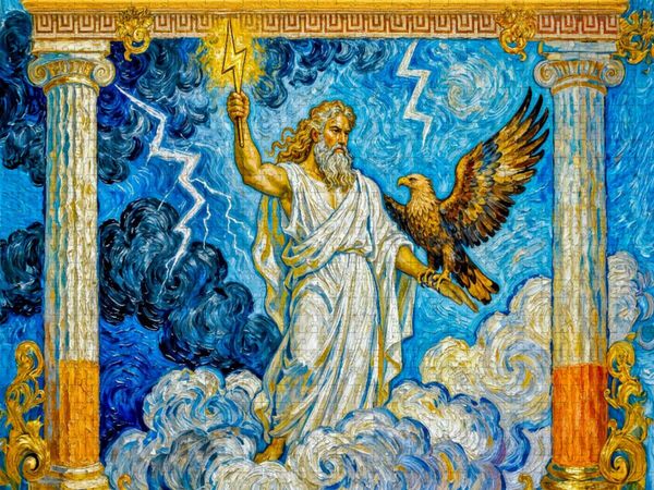Produktbild: CALVENDO Puzzle Zeus - Gott des Himmels | 1000 Teile Lege-Gr&ouml;&szlig;e 64x48cm Foto-Puzzle f&uuml;r gl&uuml;ckliche Stunden