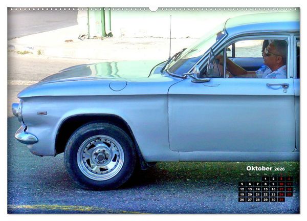Produktbild: CORVAIR - Ein Chevy mit Heckmotor und ohne Heckflossen (hochwertiger Premium Wandkalender 2026 DIN A2 quer), Kunstdruck in Hochglanz