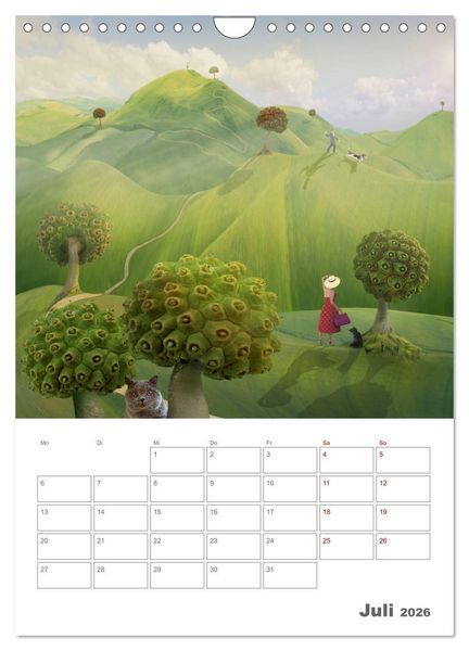 Produktbild: Surrealistische Reisen (Wandkalender 2026 DIN A4 hoch), CALVENDO Monatskalender