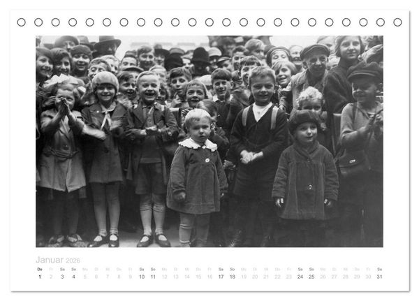 Produktbild: Abenteuer Kindheit in Fotografien (Tischkalender 2026 DIN A5 quer), CALVENDO Monatskalender
