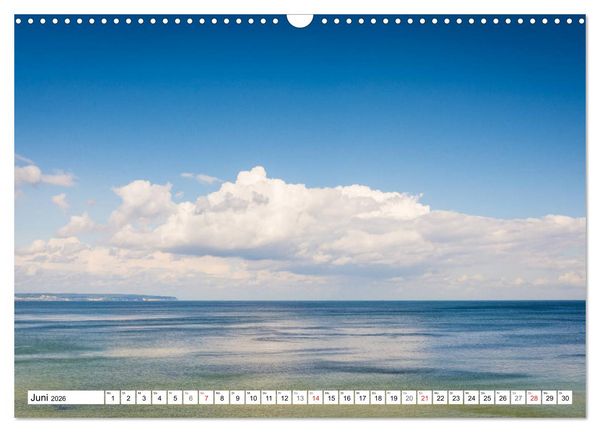 Produktbild: Insel R&uuml;gen - Die K&uuml;ste von Sellin bis Kap Arkona (Wandkalender 2026 DIN A3 quer), CALVENDO Monatskalender