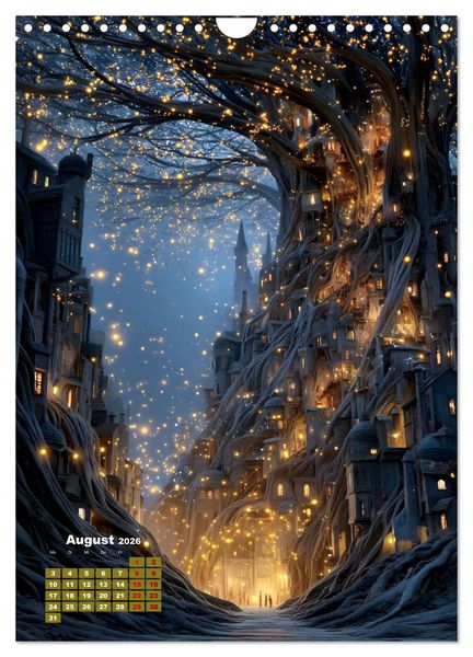 Produktbild: Worlds Unwritten (Wandkalender 2026 DIN A4 hoch), CALVENDO Monatskalender