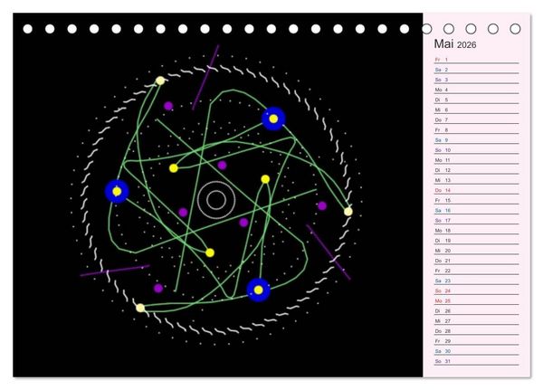 Produktbild: Filigran - Mandalas (Tischkalender 2026 DIN A5 quer), CALVENDO Monatskalender