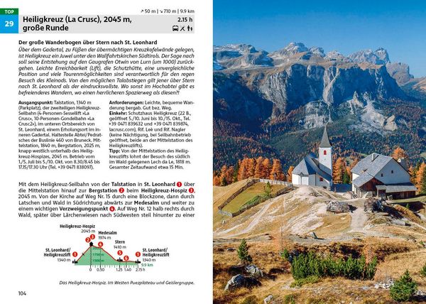 Produktbild: ROTHER Wanderf&uuml;hrer Dolomiten &ndash; Gadertal: 55 Touren im Val Badia und in den Naturparks Puez-Geisler und Fanes-Sennes-Prags.