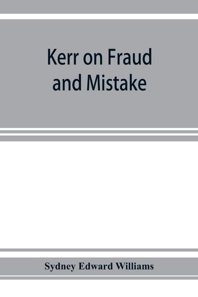 Produktbild: Kerr on fraud and mistake