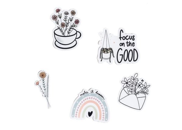 Produktbild: Teachly Sticker-Bundle, Bloom, Blumen, 5er Set