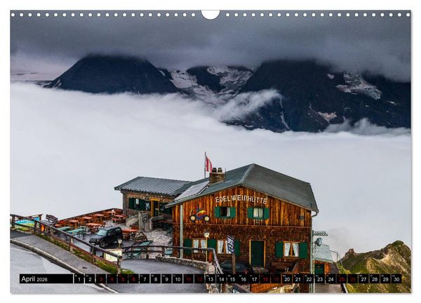 Produktbild: Am Gro&szlig;glockner. Berge, Stra&szlig;e, Natur (Wandkalender 2026 DIN A3 quer), CALVENDO Monatskalender