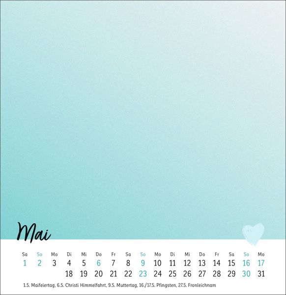 Produktbild: Kreativkalender zum Aufstellen Mit Liebe gemacht 2027