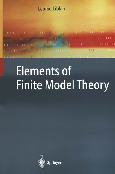 Produktbild: Elements of Finite Model Theory