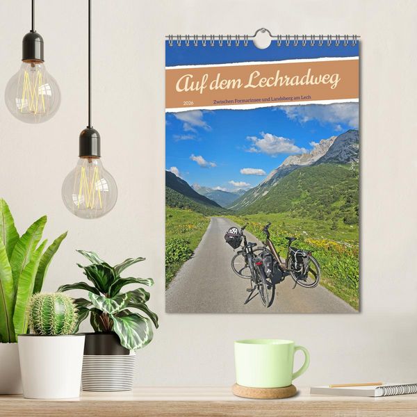 Produktbild: Auf dem Lechradweg - Zwischen Formarinsee und Landsberg am Lech (Wandkalender 2026 DIN A4 hoch), CALVENDO Monatskalender