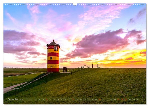 Produktbild: Strandlust Nordsee-Liebe (hochwertiger Premium Wandkalender 2026 DIN A2 quer), Kunstdruck in Hochglanz