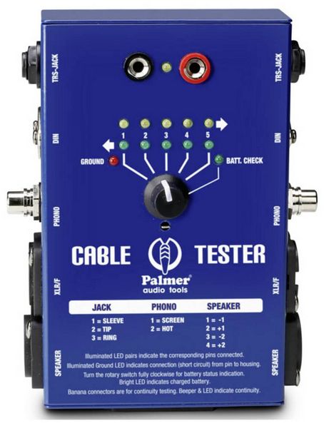 Produktbild: Palmer Audio Kabeltester AHMCT8