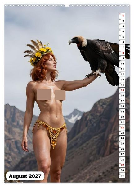 Produktbild: Wilde Kronen (hochwertiger Premium Wandkalender 2027 DIN A2 hoch), Kunstdruck in Hochglanz