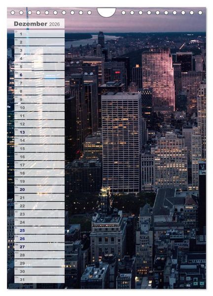 Produktbild: New York - Manhattan (Wandkalender 2026 DIN A4 hoch), CALVENDO Monatskalender