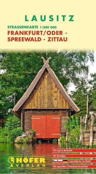 Produktbild: H&ouml;fer Stra&szlig;enkarte DE 027 Lausitz 1:200.000