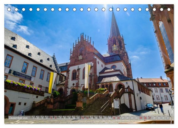 Produktbild: Ein Blick auf Aschaffenburg (Tischkalender 2026 DIN A5 quer), CALVENDO Monatskalender