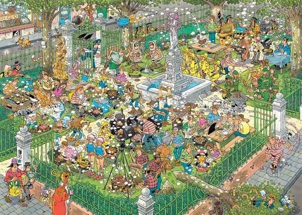 Produktbild: Jan van Haasteren -Grillparty (1000 pieces)