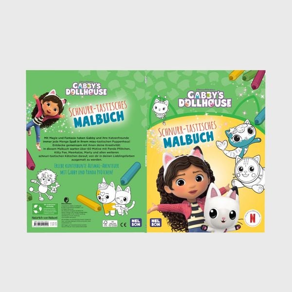 Produktbild: Gabby's Dollhouse: Schnurr-tastisches Malbuch