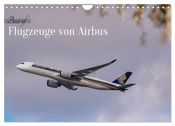 Produktbild: Flugzeuge von Airbus 2026 (Wandkalender 2026 DIN A4 quer), CALVENDO Monatskalender