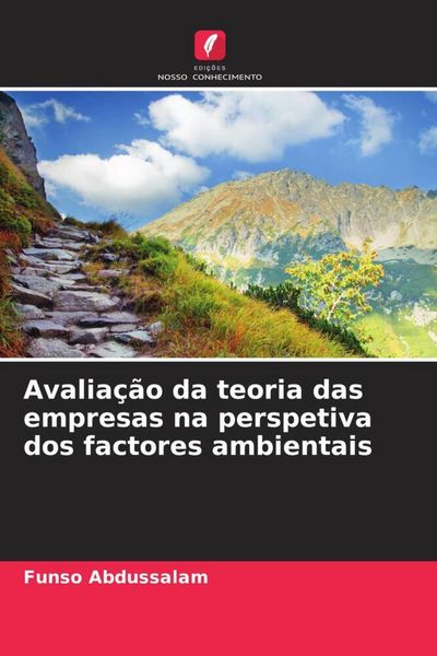 Produktbild: Avalia&ccedil;&atilde;o da teoria das empresas na perspetiva dos factores ambientais