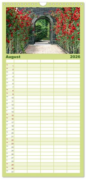 Produktbild: Familienplaner 2026 - Wege durchs neue Jahr mit 5 Spalten (Wandkalender, 21 x 45 cm) CALVENDO