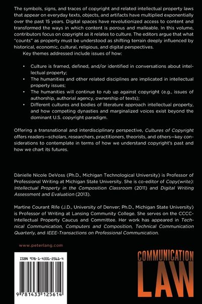 Produktbild: Cultures of Copyright