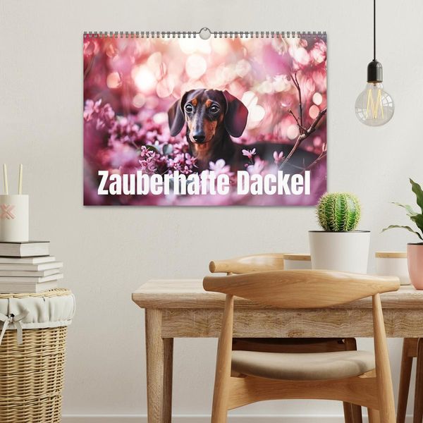 Produktbild: Zauberhafte Dackel (Wandkalender 2026 DIN A3 quer), CALVENDO Monatskalender