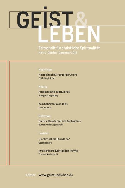 Produktbild: Geist und Leben 4/2015