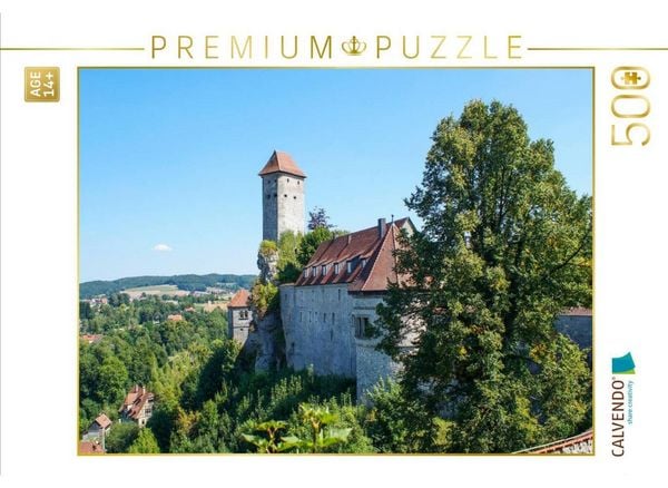 CALVENDO Puzzle Burg Veldenstein | 500 Teile Lege-Größe 48 × 36 cm Foto-Puzzle für Erwachsene