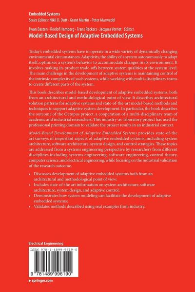 Produktbild: Model-Based Design of Adaptive Embedded Systems