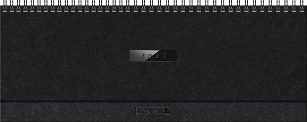 Produktbild: BRUNNEN 1077405907 Querterminbuch Mod. 774 2027 "Suburb Streets" 326&times;102 mm, Karton