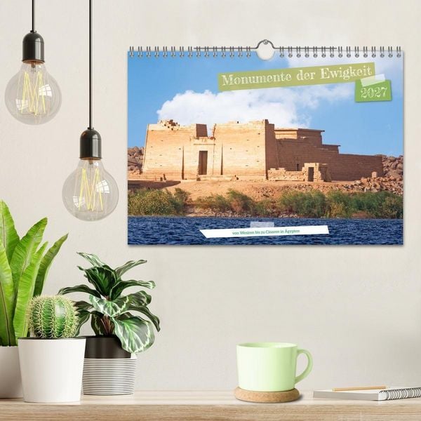 Produktbild: Monumente der Ewigkeit - von Wesiren bis zu C&auml;saren in &Auml;gypten (Wandkalender 2027 DIN A4 quer), CALVENDO Monatskalender