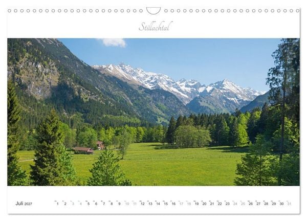 Produktbild: Wanderlust Oberstdorf (Wandkalender 2027 DIN A3 quer), CALVENDO Monatskalender