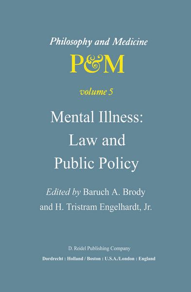 Produktbild: Mental Illness: Law and Public Policy