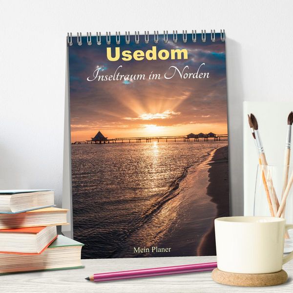 Produktbild: Usedom - Inseltraum im Norden (Tischkalender 2026 DIN A5 hoch), CALVENDO Monatskalender