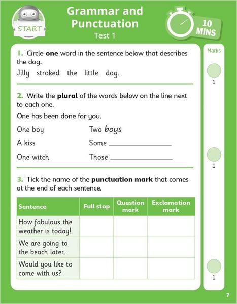 Produktbild: Grammar, Reading & Maths 10-Minute Tests Ages 5-6
