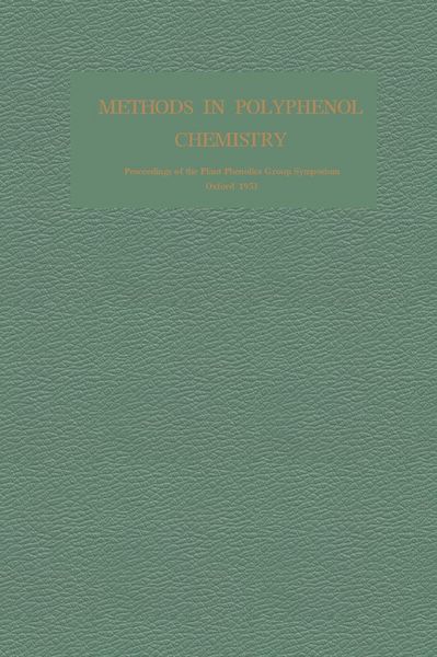 Produktbild: Methods in Polyphenol Chemistry