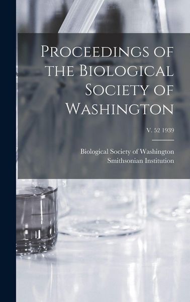 Produktbild: Proceedings of the Biological Society of Washington; v. 52 1939