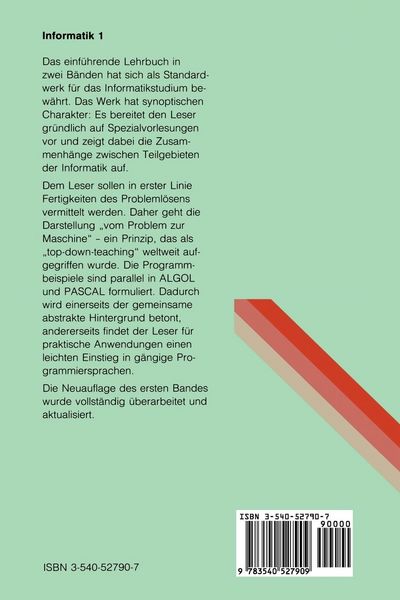 Produktbild: Informatik 1