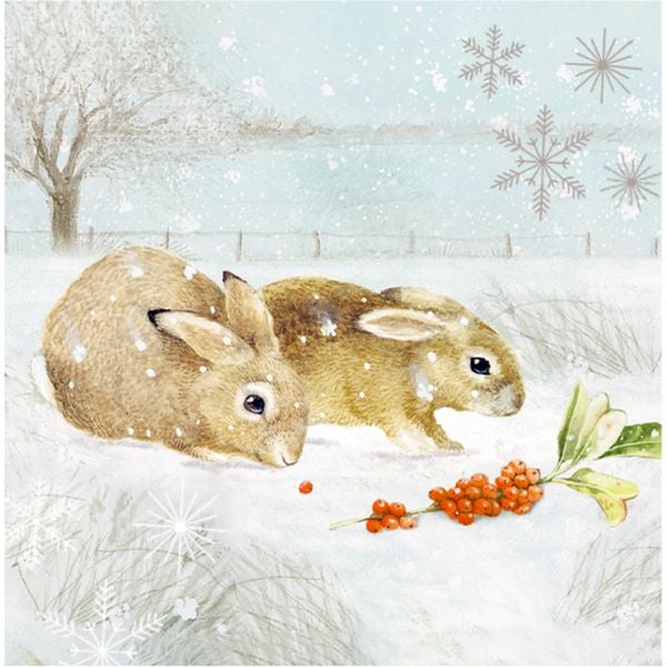 Produktbild: Wand-Adventskalender &ndash; Wintermorgen mit Rotkehlchen