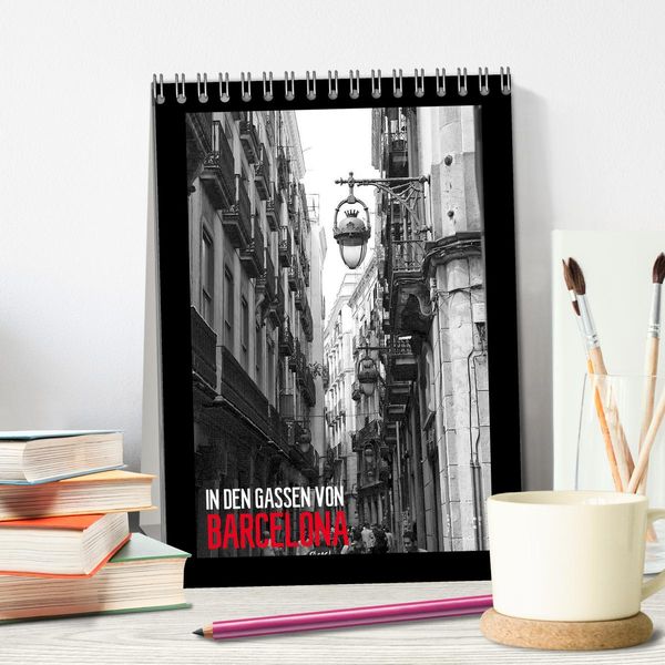 Produktbild: In den Gassen von Barcelona (Tischkalender 2026 DIN A5 hoch), CALVENDO Monatskalender