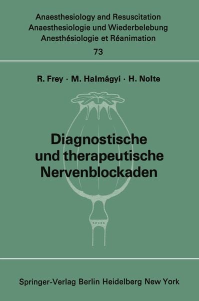 Produktbild: Diagnostische und therapeutische Nervenblockaden