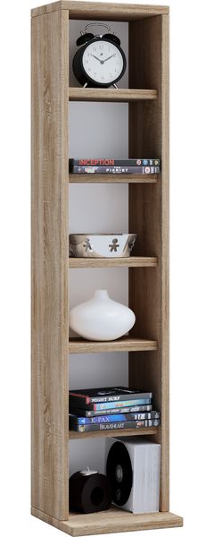 Produktbild: Holz CD DVD Stand Aufbewahrung Deko Regal Elementa