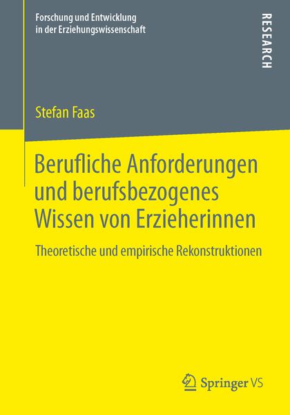 Produktbild: Berufliche Anforderungen und berufsbezogenes Wissen von Erzieherinnen