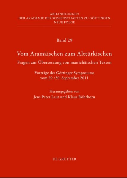 Produktbild: Vom Aram&auml;ischen zum Altt&uuml;rkischen